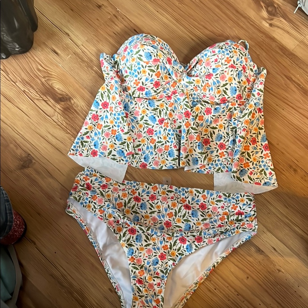 Floral Bikini Set. Brand new
